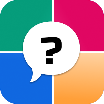 An icon representing a trivia game you can play on pop.in, called pop quiz. 